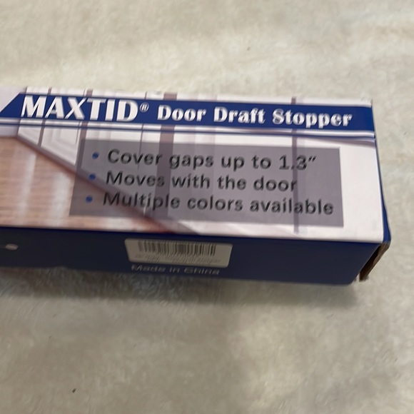 Madrid Door Draft Stopper Grey 36” - Open Box Condition - Picture 3 of 5
